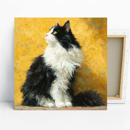 Tuxedo Cat Art