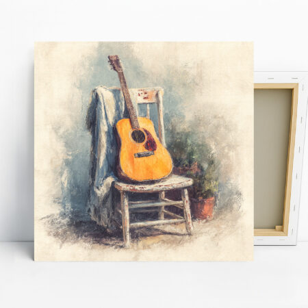 Acoustic Guitar Serenade Art