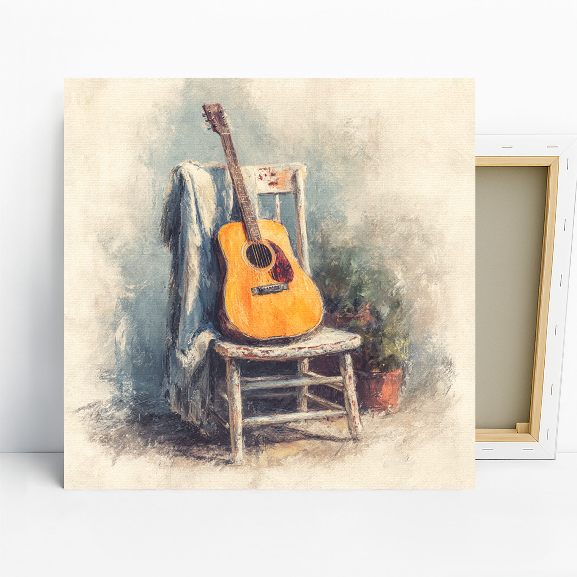 Acoustic Guitar Serenade Art