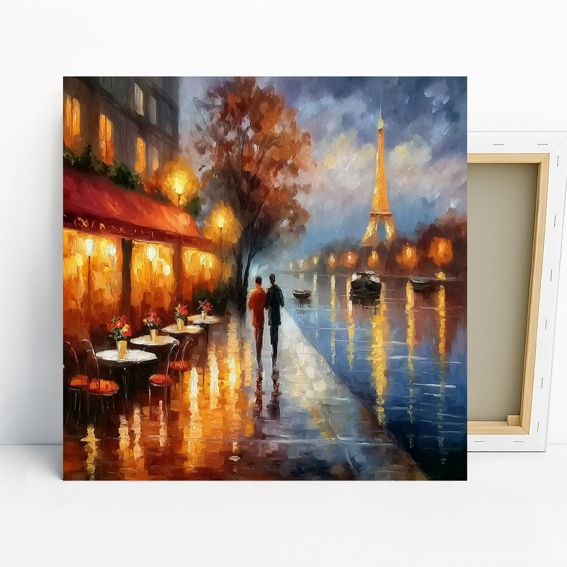 Parisian Romance Eiffel Tower Art