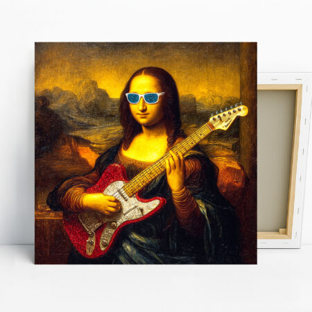 Mona Lisa Rock Star Art