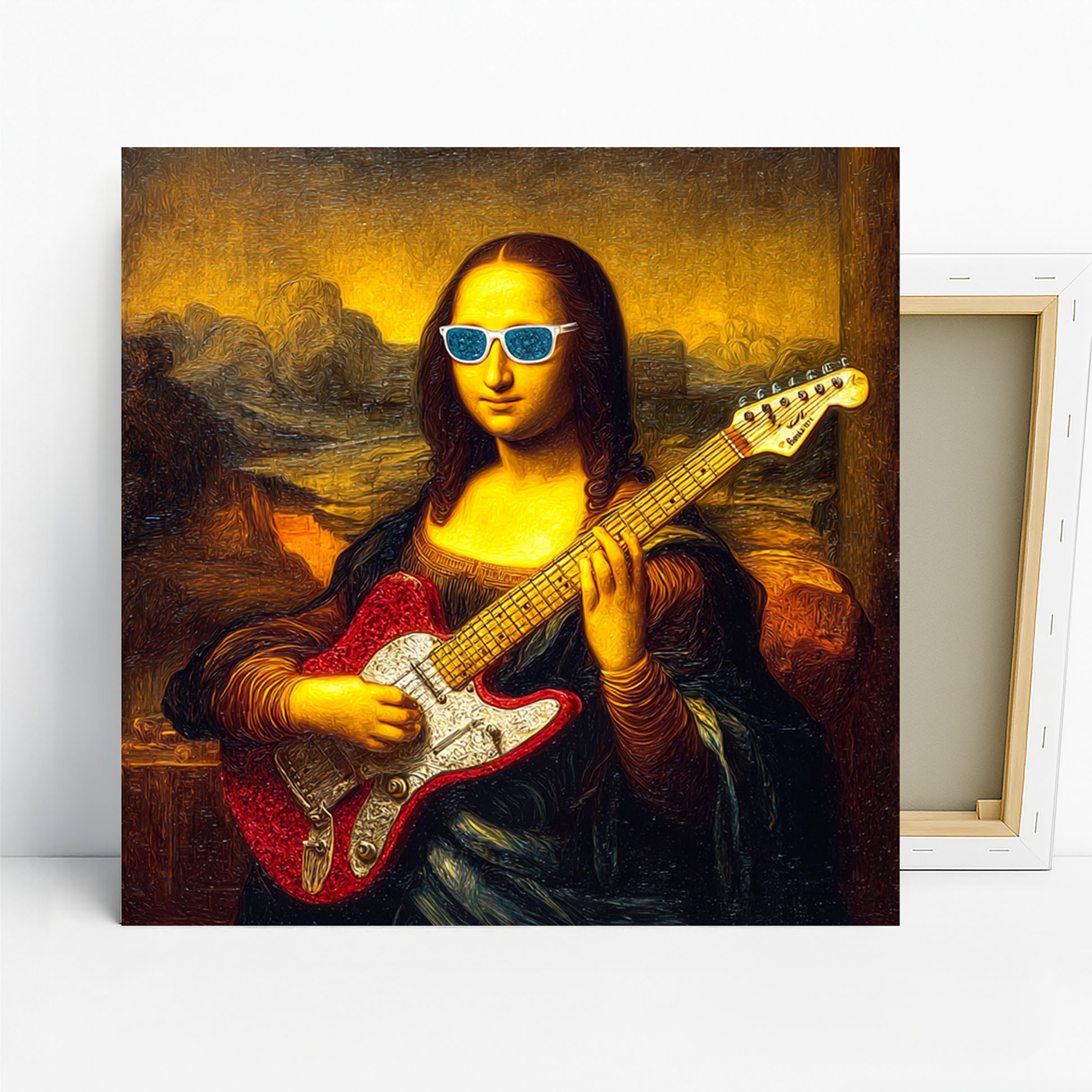 Mona Lisa Rock Star Art
