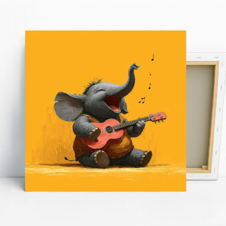 Elephant Music Jam Session Art
