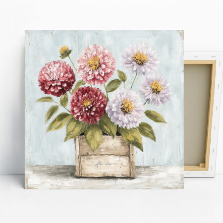 Zinnia Floral Art