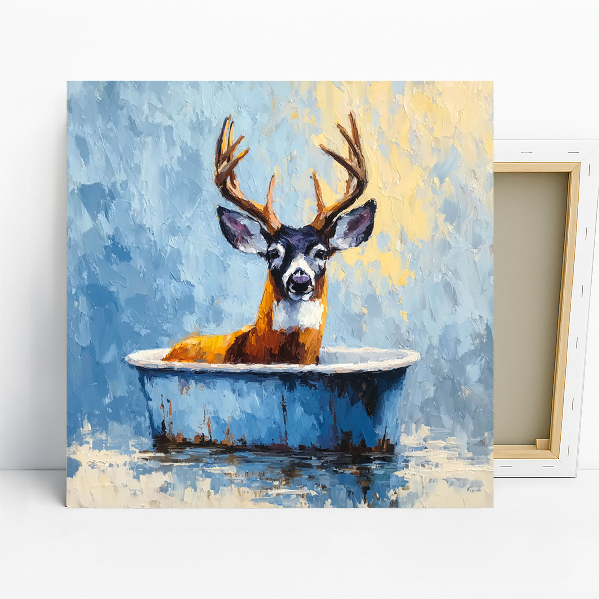 Deer Bath Art