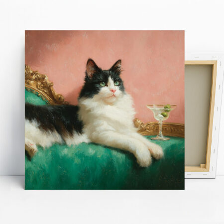 Cat Martini Art