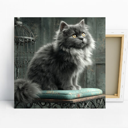 Grey Cat Art