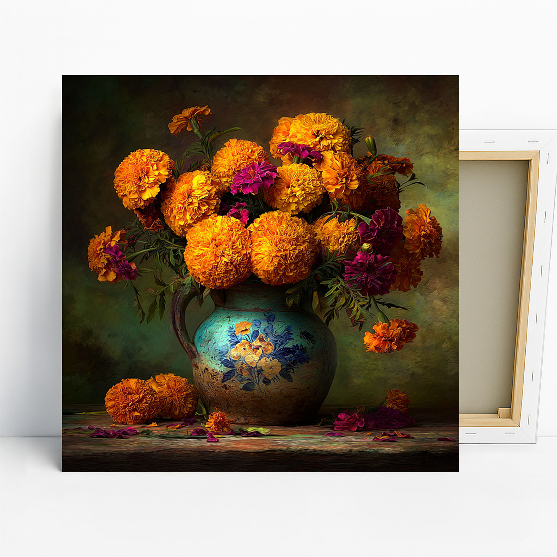 Marigold Bouquet Art