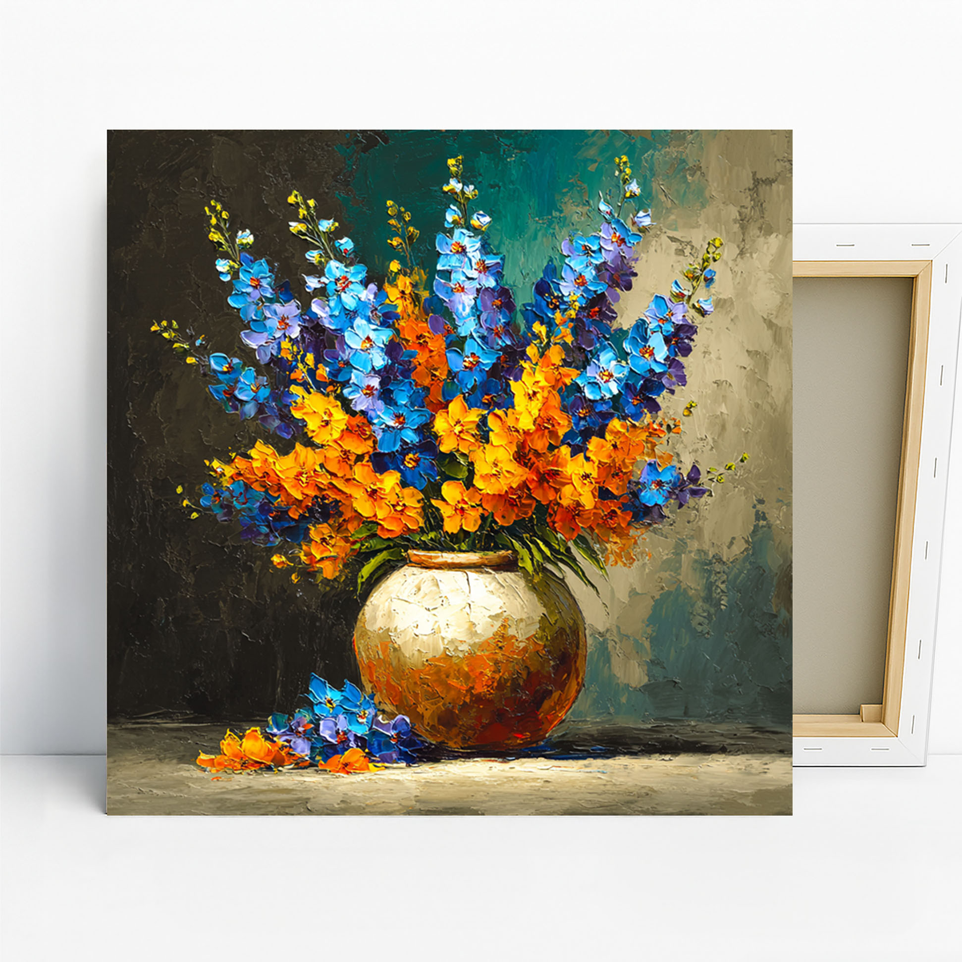 Vibrant Petals In Vase Art