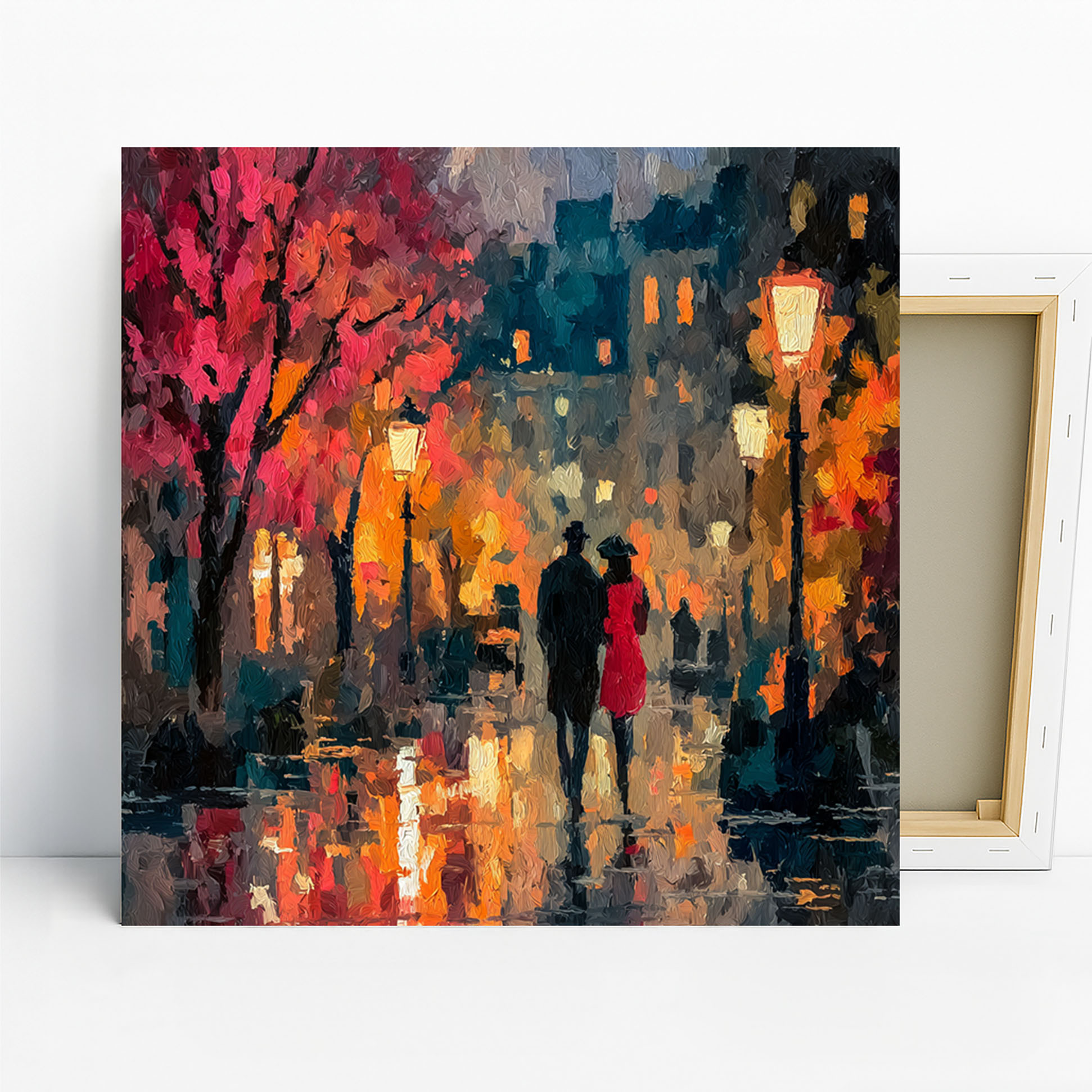 Romantic Evening Stroll Art