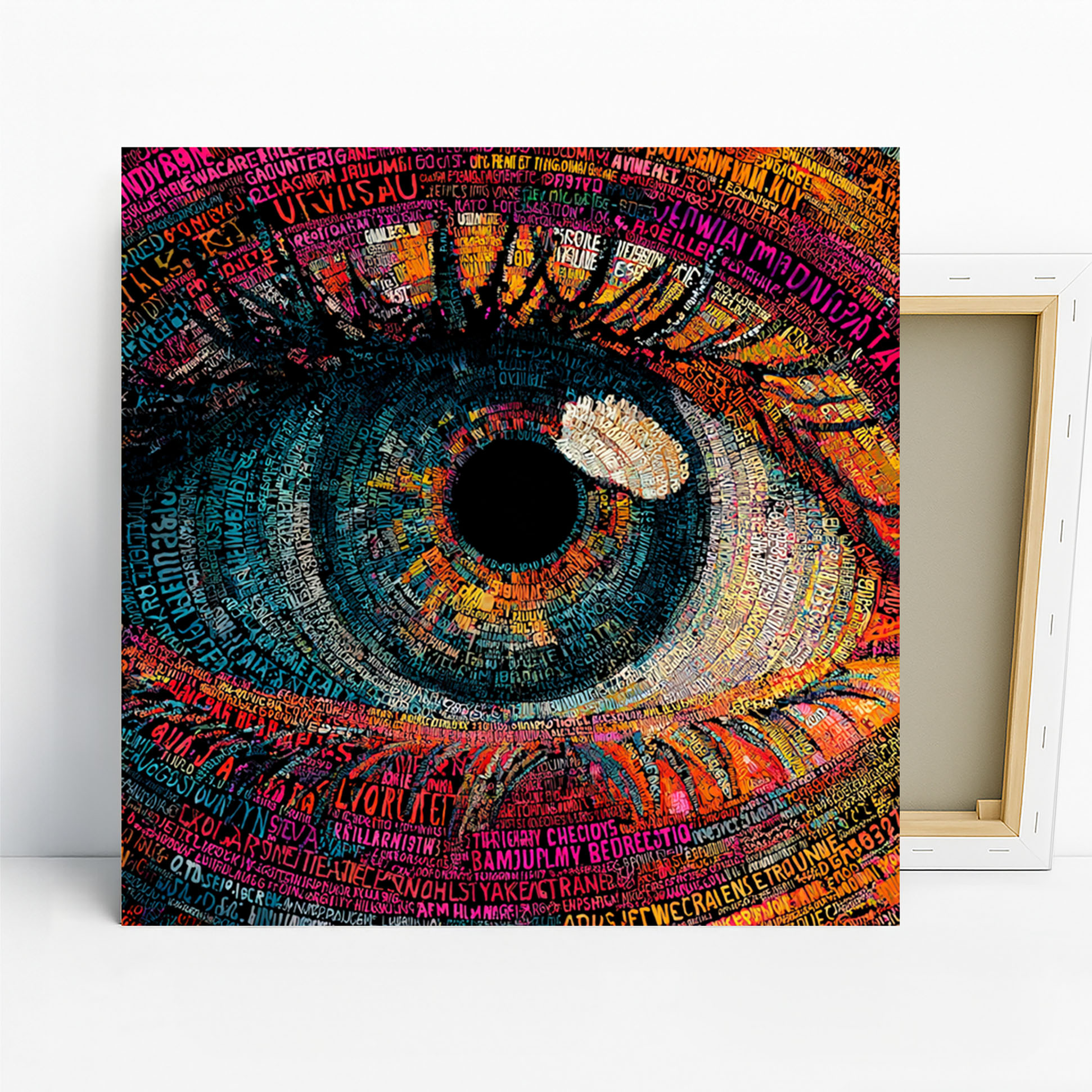 Eye of Knowledge Word Art