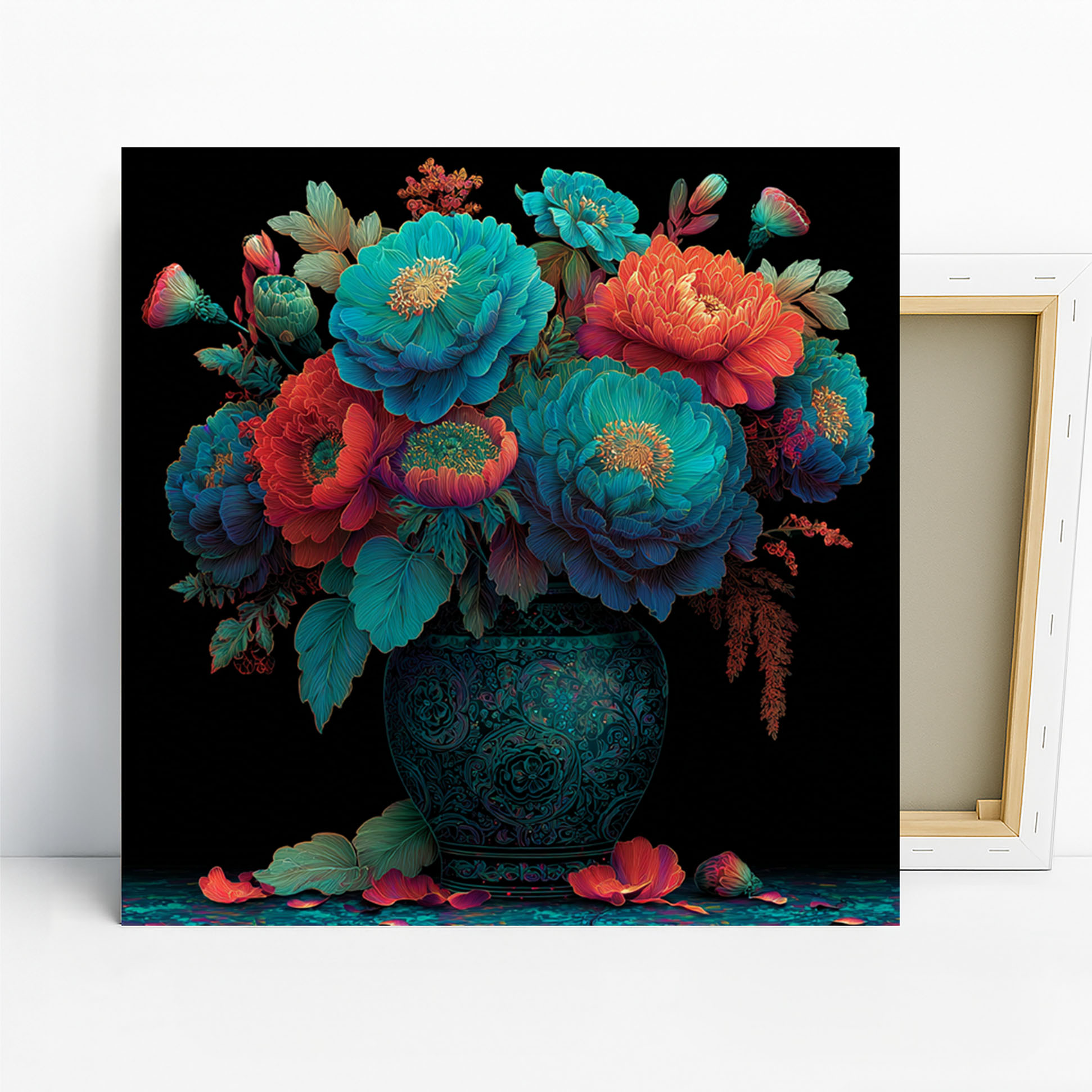 Exotic Bloom Vase Art