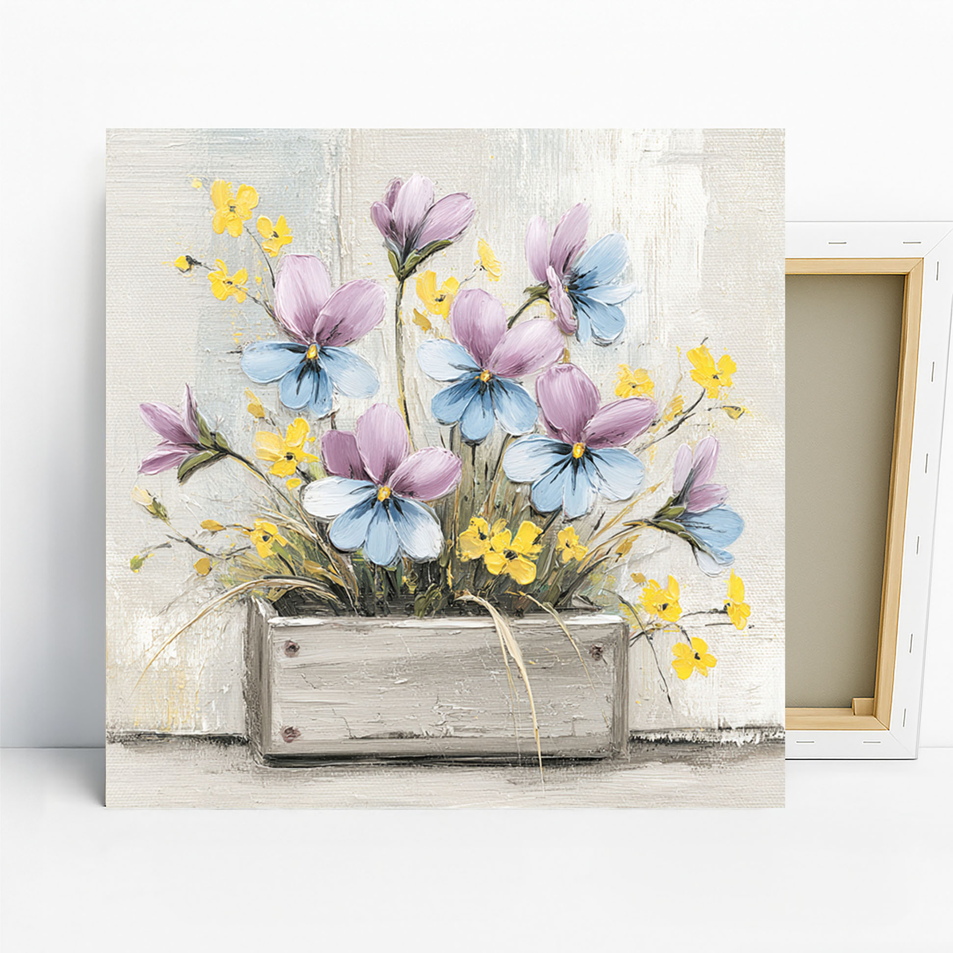 Pansy Flower Box Art