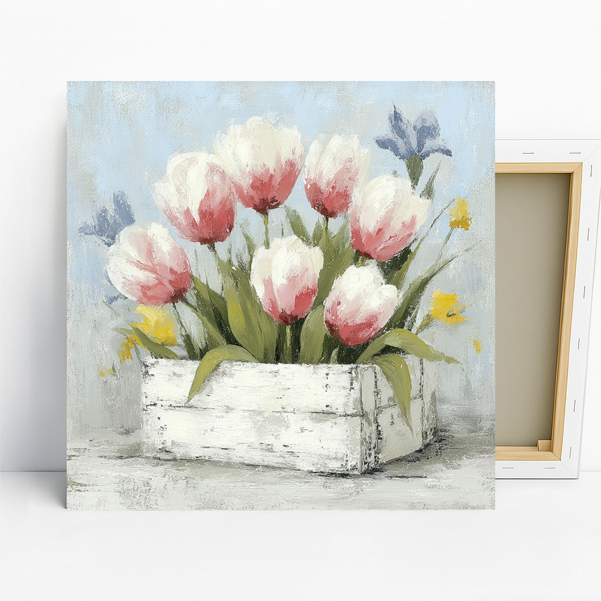 Pink Tulip Arrangement Art