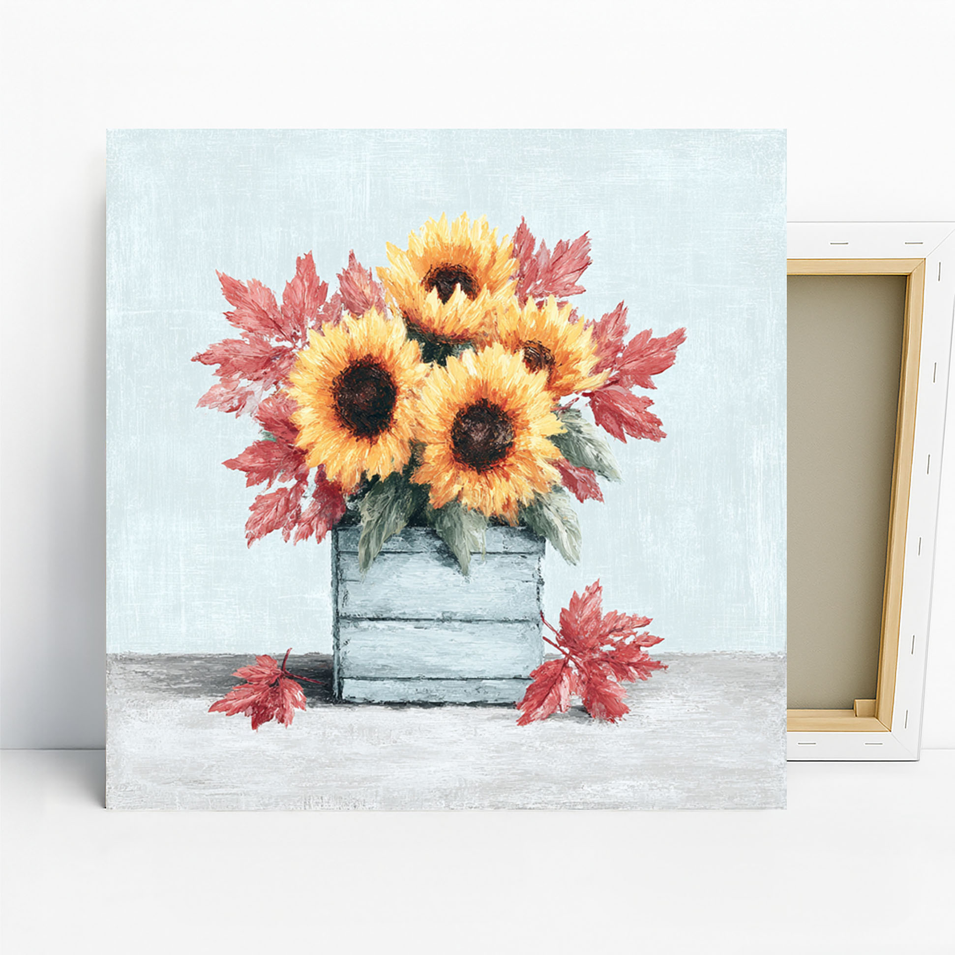 Sunflower Jar Art