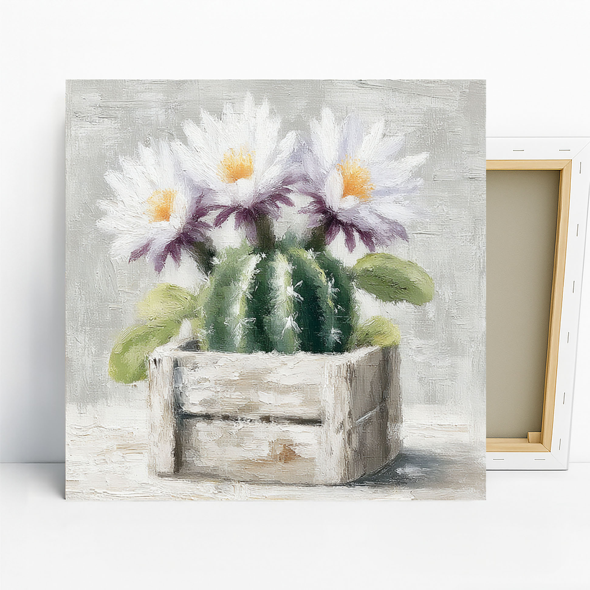Blooming Cactus Art