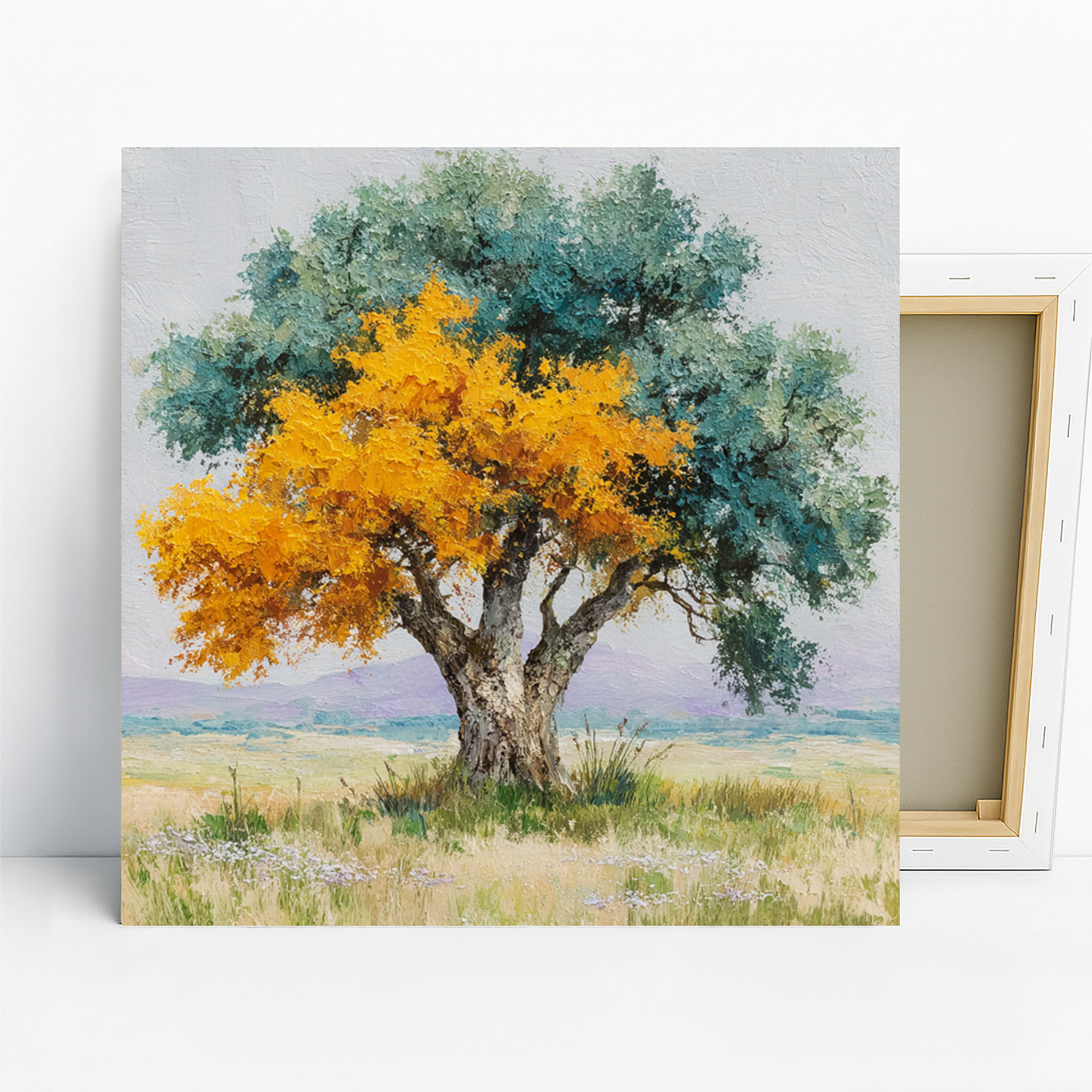 Golden Fall Tree Art