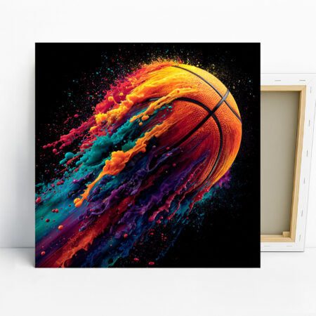 Basketball Explosion Art