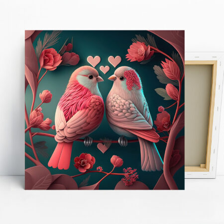 Love Birds Blossom Art