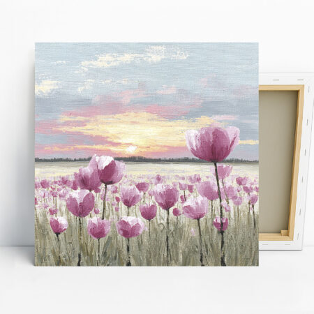 Pink Poppy Field Art