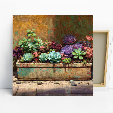 Succulent Garden Planter Art