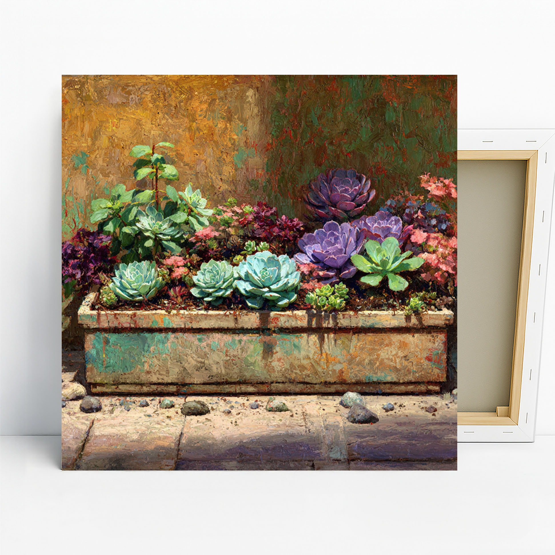 Succulent Garden Planter Art