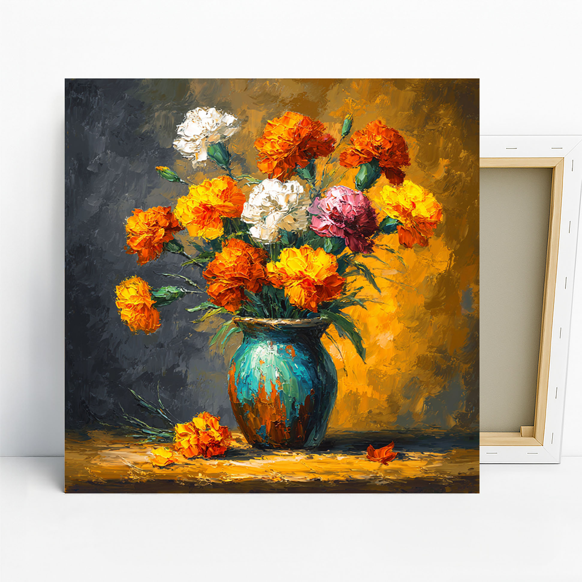 1.jpg Marigold Bouquet Art