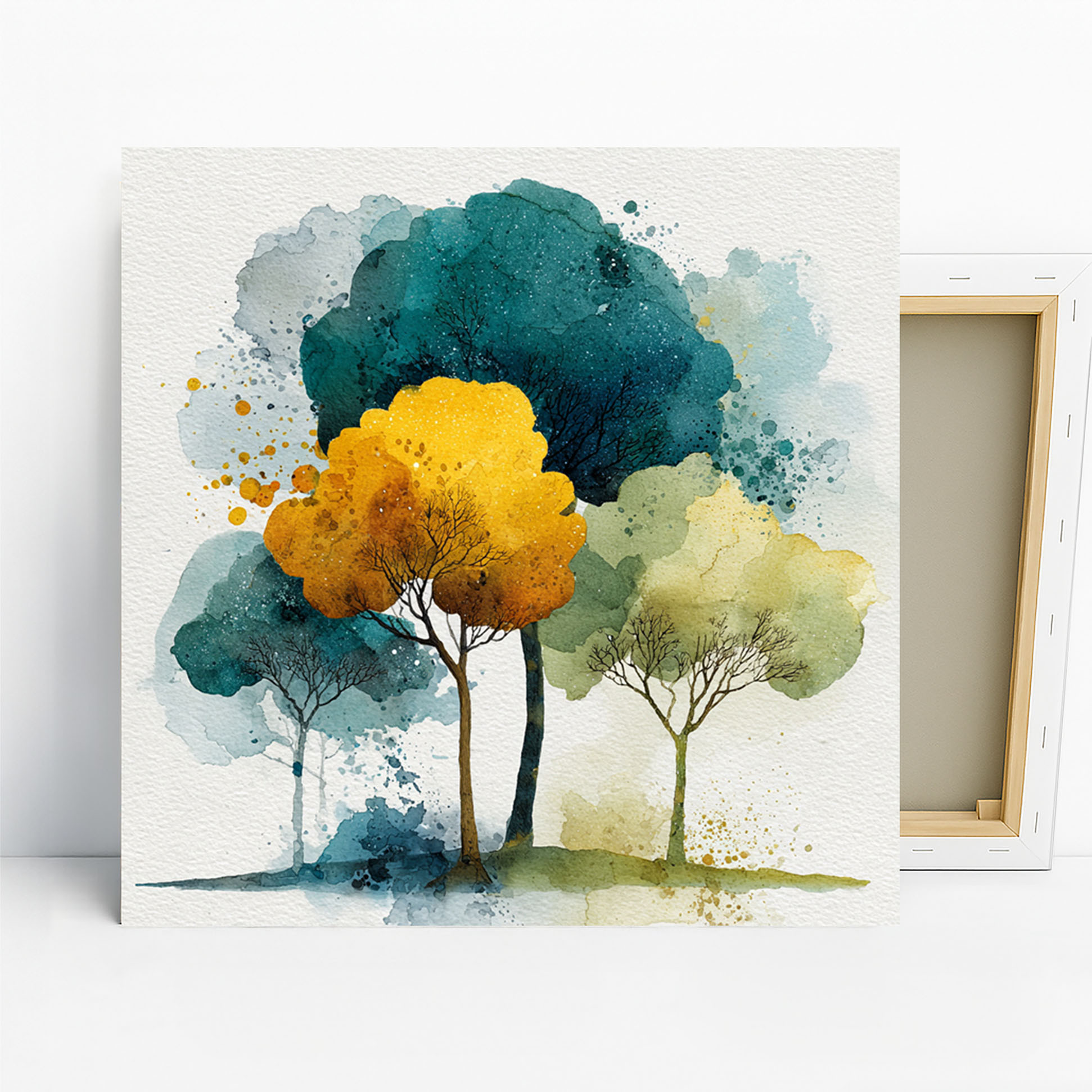 1.jpg Golden Autumn Trees Art