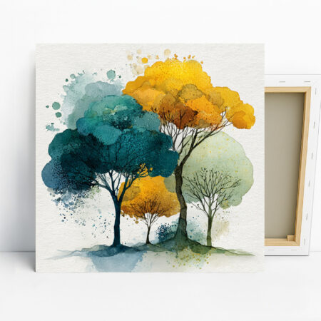 Abstract Tree Canopy Art