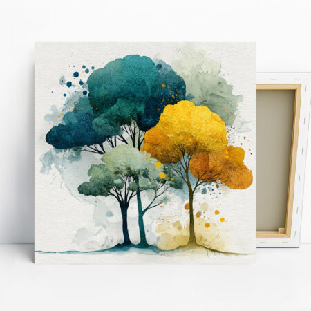 Abstract Tree Canopy Art