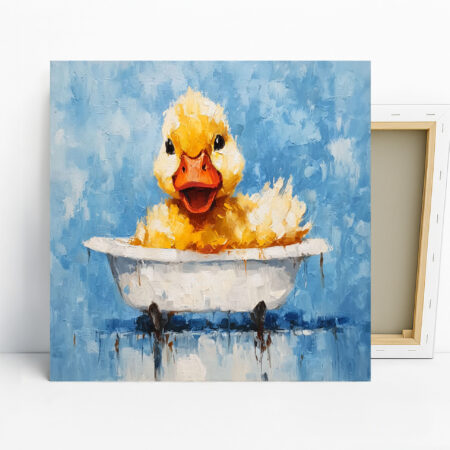 Duckling Bath Time Art
