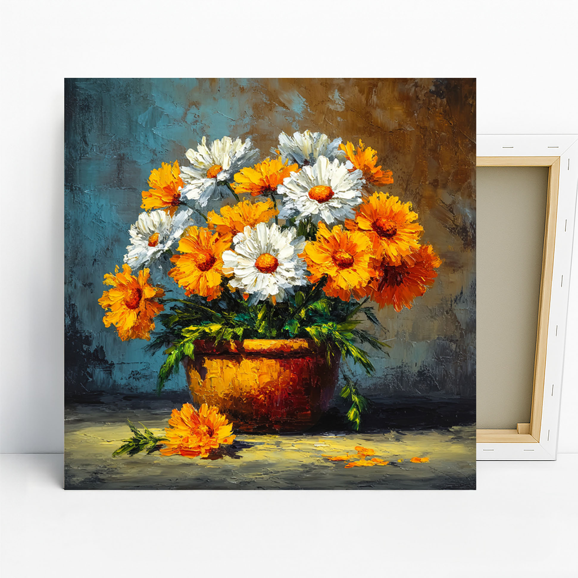 1.jpg Vibrant Daisy Bouquet Art