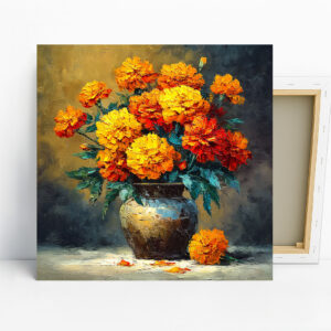 Marigold Bouquet Art