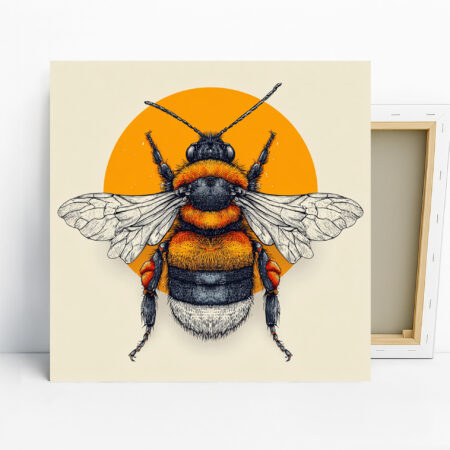 Bumble Bee Sun Art