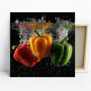 Bell Pepper Splash Art