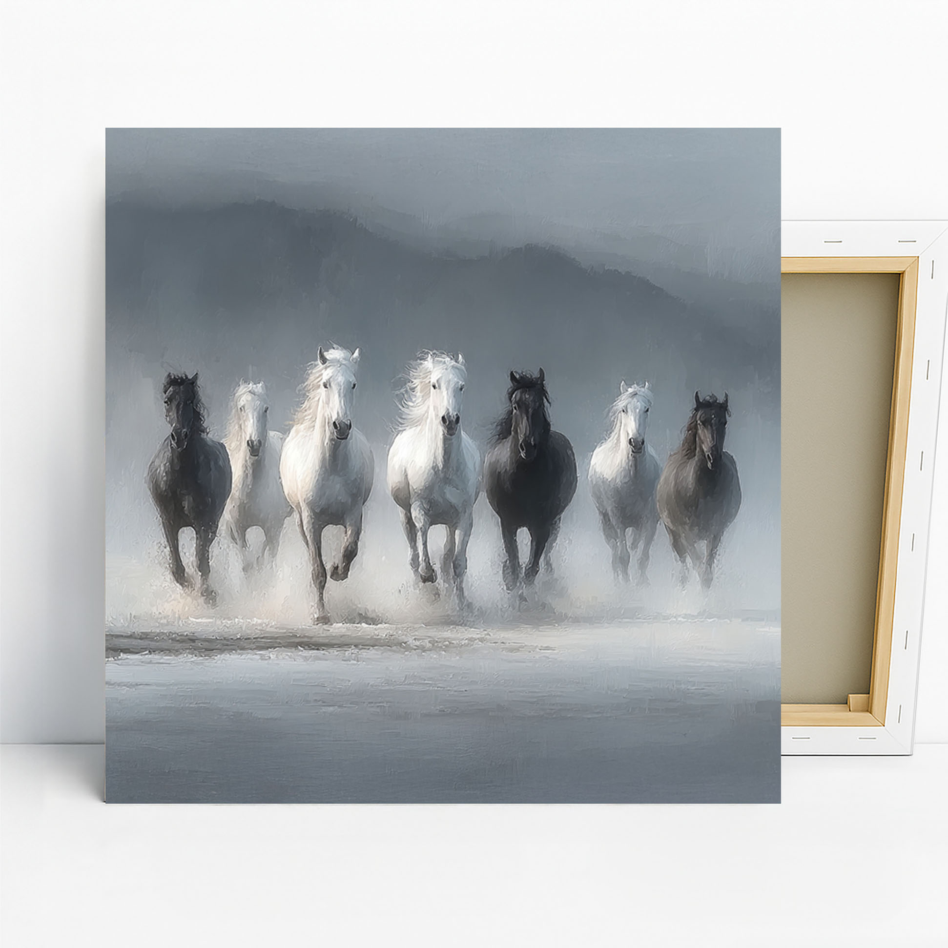 1.jpg Horse Herd Gallop Art