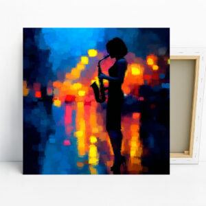 Jazz Night Serenade Art