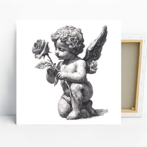 Cherub Rose Art