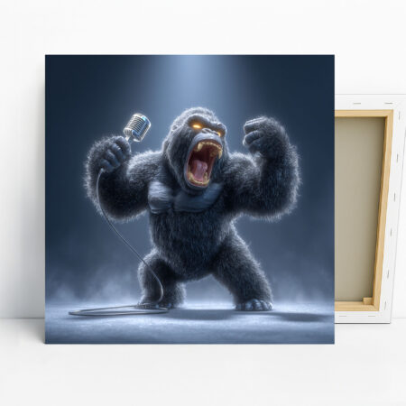 Gorilla Rock and Roll Art