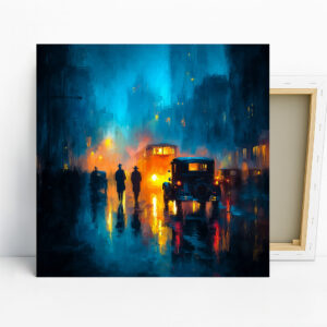 Roaring Twenties Street Scene Art