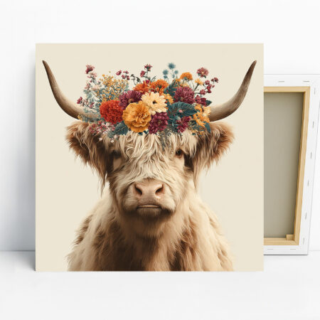 Highland Cow Art