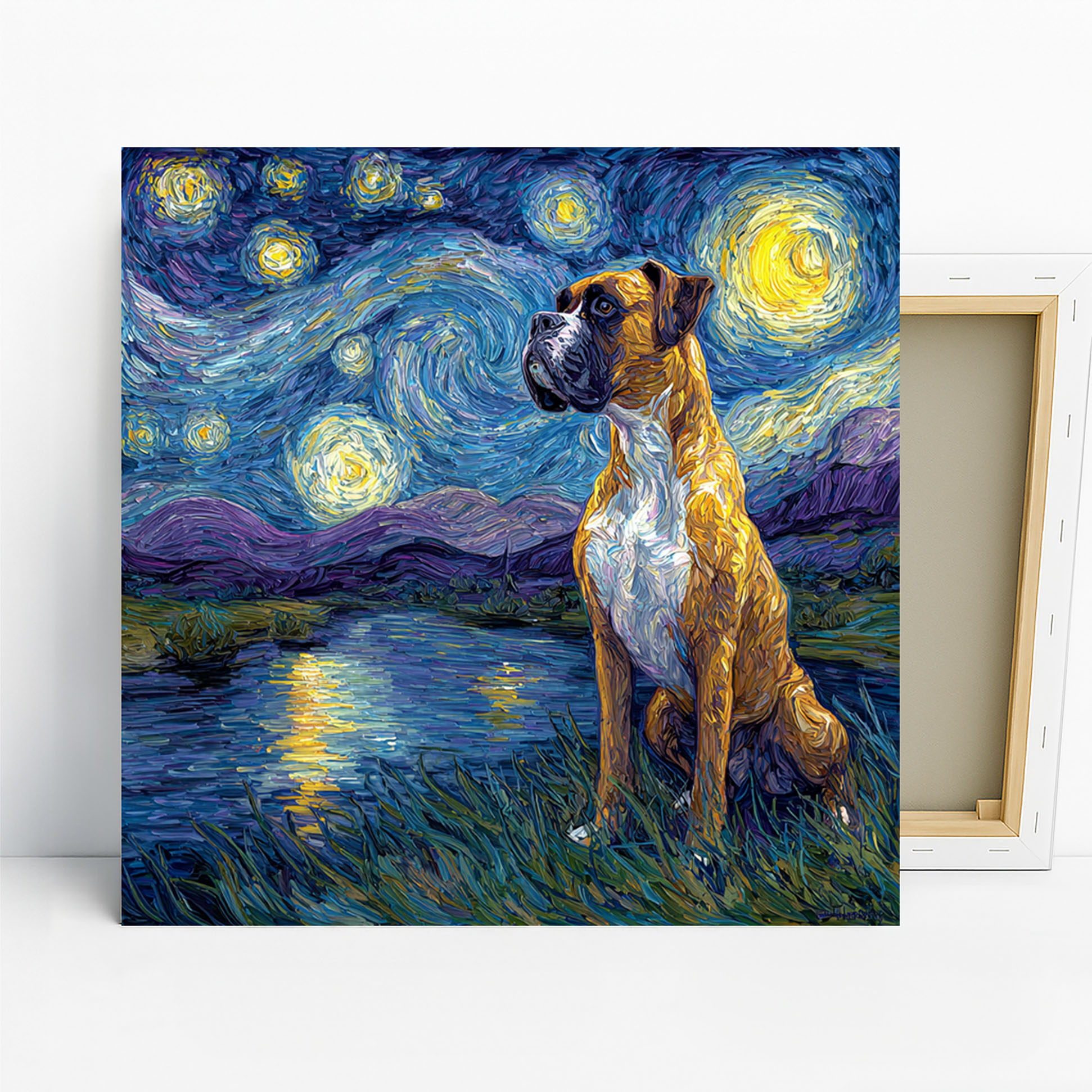 1.jpg Boxer Dog Art