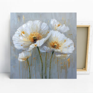 White Poppies Art