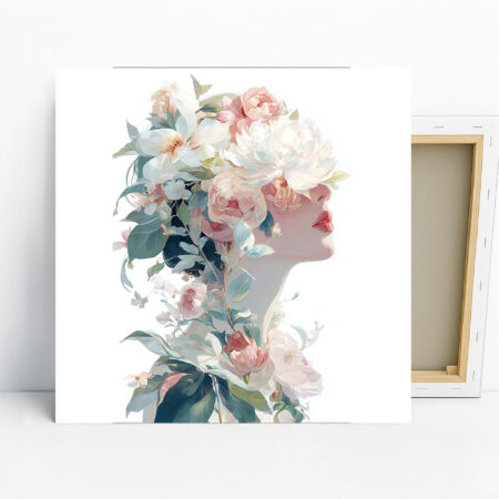 Floral Portrait Art