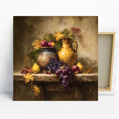 Harvest Bounty Still Life Art