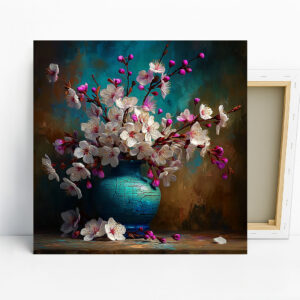 Cherry Blossom Vase Art