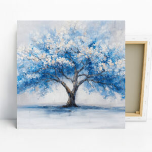 Blue Blossom Tree Art