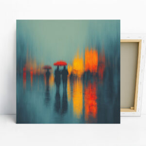 Rainy City Stroll Art