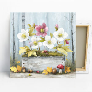 Hellebore Flower Art