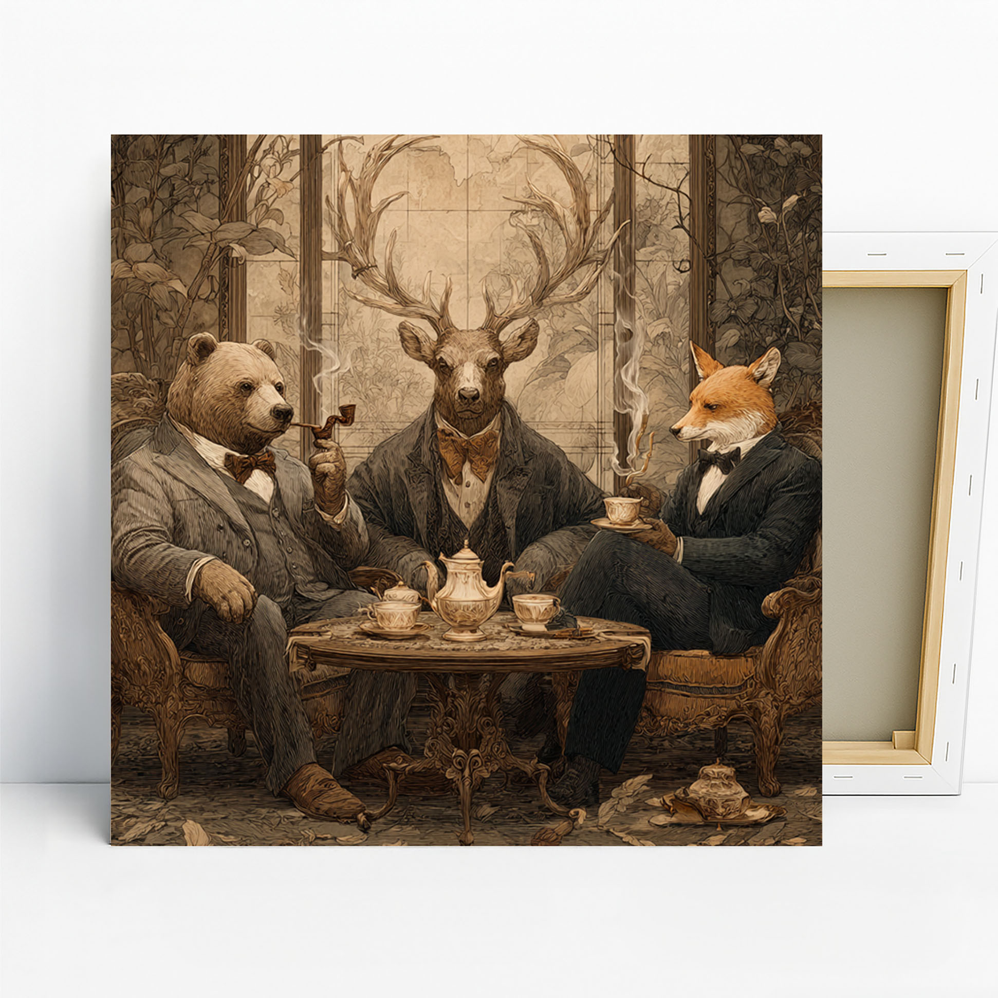 Gentleman's Tea Party Art